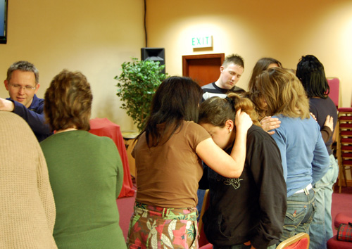 Prayer meeting in Dundalk