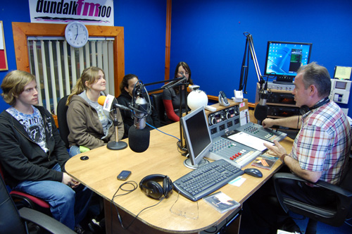 On the air on Dundalk FM 100
